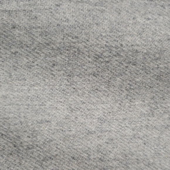 Vintage wool-blend lady jacket gray cropped blazer - Picture 15 of 15